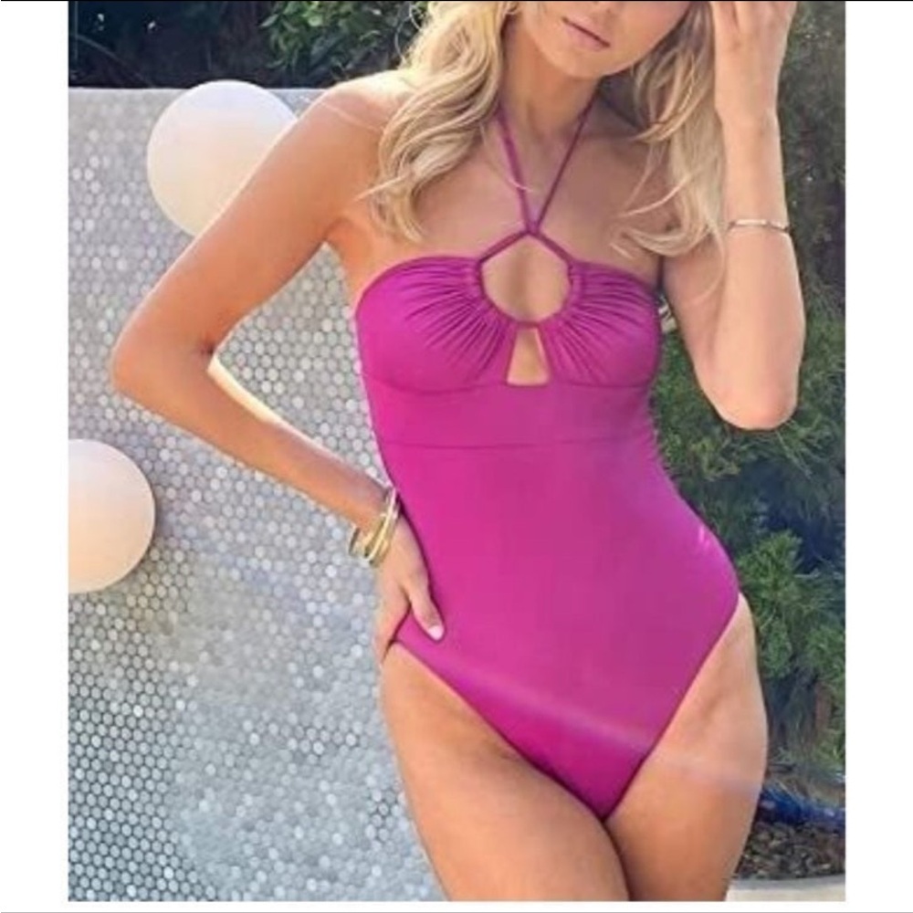COPY - Anthropologie Becca Color Code Candice Convertible One Piece Berr…